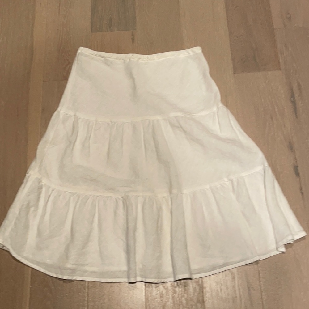 White cotton skirt